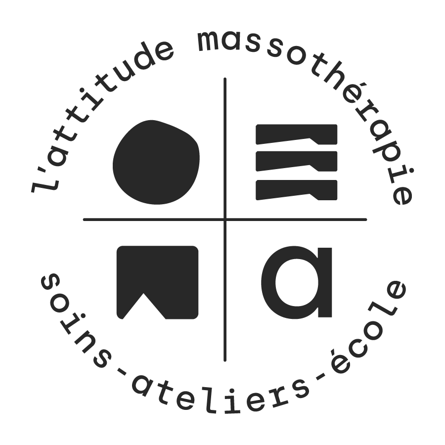 L'Attitude Massothérapie · soins · ateliers · école